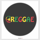 Reggae Music Sticker (Vel)