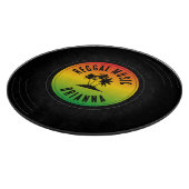 Reggae Music Vinyl Record Rasta Chef Snijplank (Hoek)
