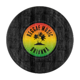 Reggae Music Vinyl Record Rasta Chef Snijplank