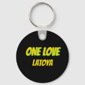 Reggae Music Vinyl Record Sleutelhanger (Achterkant)