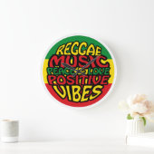 Reggae Music with positive sayings Grote Klok (Huis)