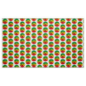 Reggae Music with reggae flag colors Stof (Fat Quarter)