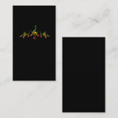 Reggae Musical Notes Jamaica Rastafari Music Visitekaartje (Voorkant / Achterkant)