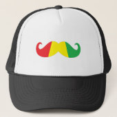 reggae mustache trucker pet (Voorkant)