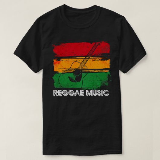 Reggae Muziek 12 T-shirt (Design voorkant)