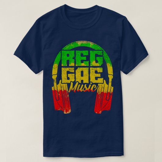Reggae Muziek 16 T-shirt (Design voorkant)