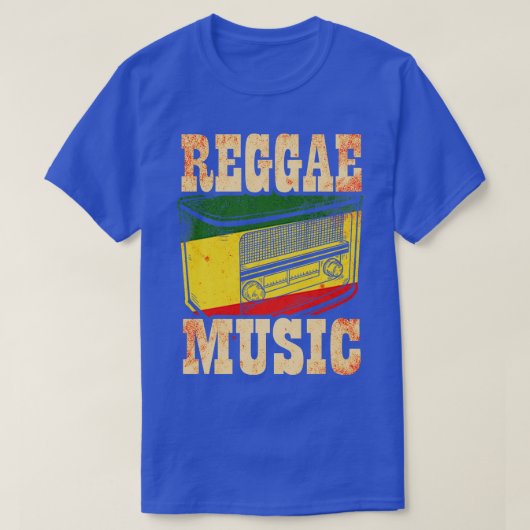 Reggae Muziek 4 T-shirt (Design voorkant)