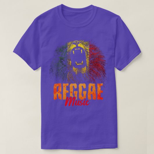 Reggae Muziek 7 T-shirt (Design voorkant)