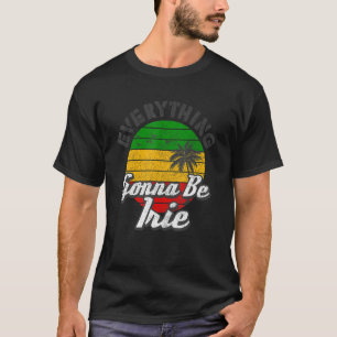 Reggae Muziek Alles Irie Rasta Rastafari Jamai T-shirt