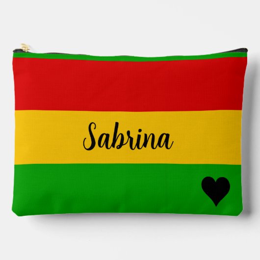 Reggae Muziek Gestreepte Gepersonaliseerde Etui (Voorkant)