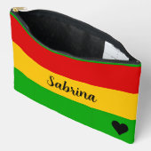 Reggae Muziek Gestreepte Gepersonaliseerde Etui (Open)