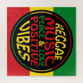 Reggae-muziek positieve uitspraken legpuzzel (Horizontaal)