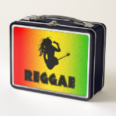 Reggae Muziek Rasta Rastaman Rastafarian Lunch Box (Voorkant)