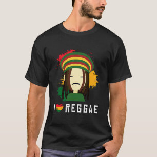 Reggae-muziek Rastafari Dreadlocks Reggaeton Jamai T-shirt