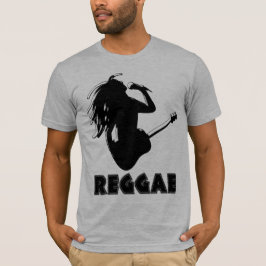 Reggae Muziek Rastaman Gitaar Silhouet Aangepast Hoodie