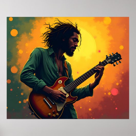 Reggae-muziekkunst Poster (Voorkant)