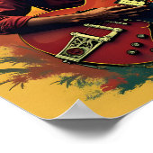 Reggae-muziekkunst Poster (Hoek)