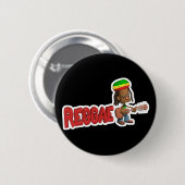 reggae-muziekontwerp ronde button 5,7 cm (Voorkant /achterkant)