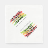 Reggae Napkin met een citaat Servet (Voorkant)