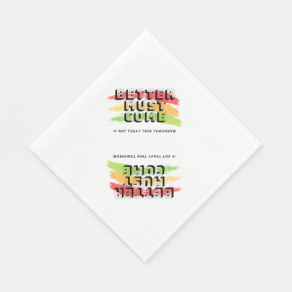 Reggae Napkin met een citaat Servet