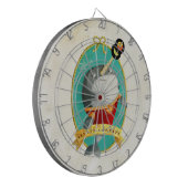 Reggae Narwhal Dartbord (Voorkant Links)