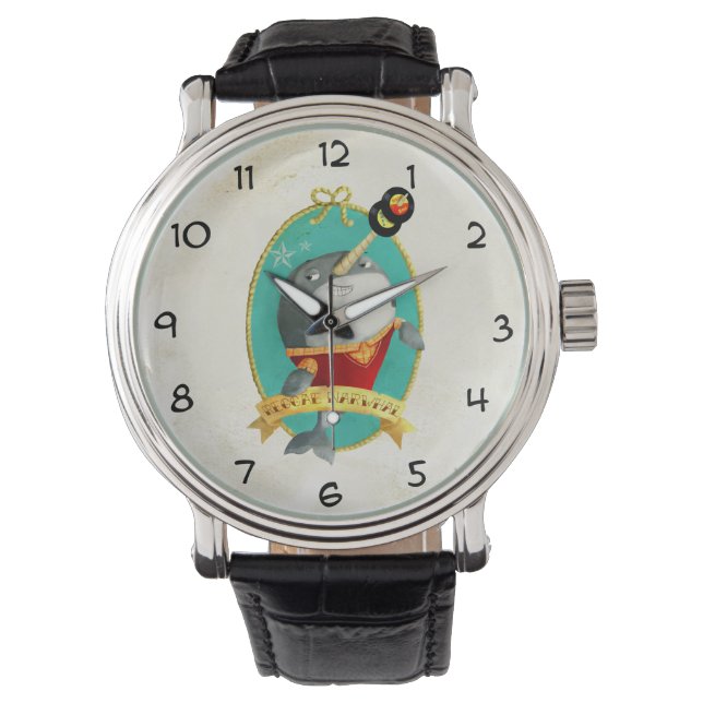 Reggae Narwhal Horloge (Voorkant)