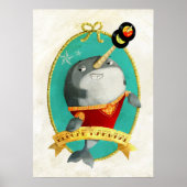 Reggae Narwhal Poster (Voorkant)