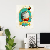 Reggae Narwhal Poster (Thuiskantoor)