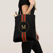 Reggae Night Gepersonaliseerde Rasta Stripe Tote Bag (Dichtbij)