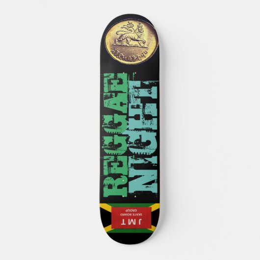 REGGAE NIGHT Skateboard (Voorkant)
