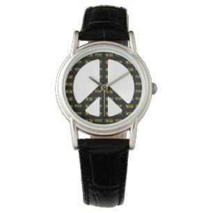 Reggae One Love Vredesbord Horloge