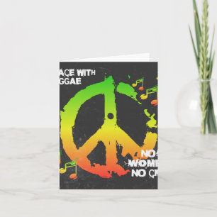 Reggae Peace - Jamaicaans Leven Kaart