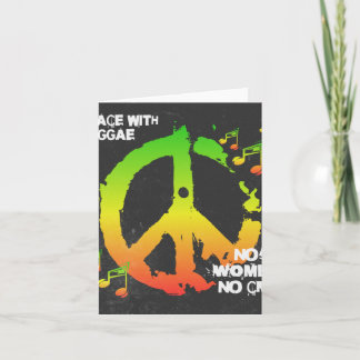 Reggae Peace - Jamaicaans Leven Kaart