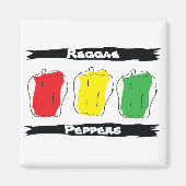 Reggae Peppers Magneet (Voorkant)
