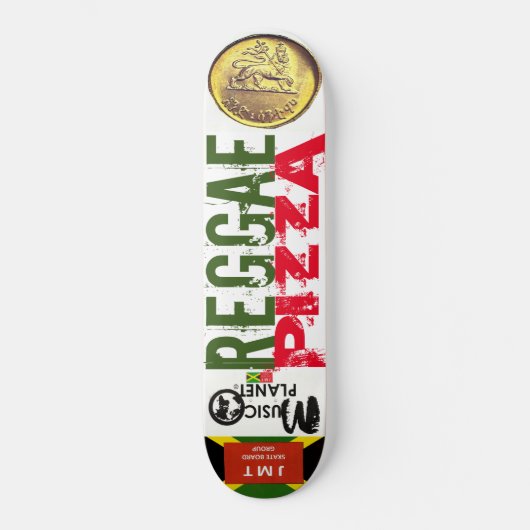 REGGAE PIZZA Skateboard (Voorkant)