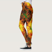 Reggae Polygen Vibrations - Power Yoga Leggings (Links)