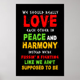 Reggae quote poster