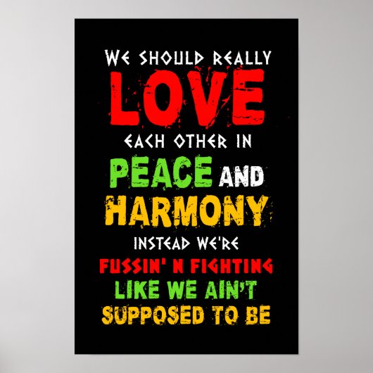 Reggae quote poster (Voorkant)