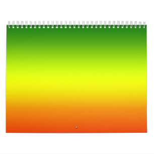 Reggae Rainbow-vlaggenontwerp Kalender
