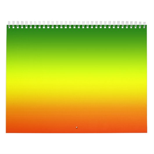 Reggae Rainbow-vlaggenontwerp Kalender (Hoes)