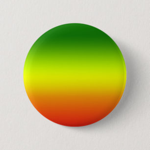 Reggae Rainbow-vlaggenontwerp Ronde Button 5,7 Cm