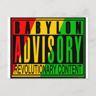 Reggae RASTA Briefkaart