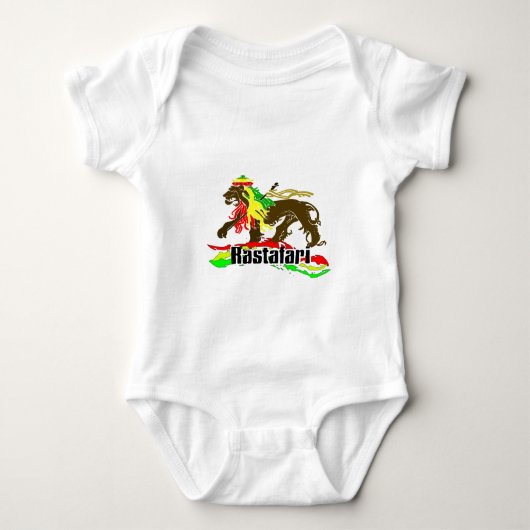 Reggae Rasta Iron, Lion, Zion 2 Romper (Voorkant)