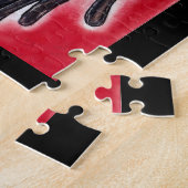 Reggae Rasta Jamaica karikatuur tekening puzzel (Zijkant)