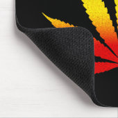 Reggae Rasta Leaf Rastafarian Jamaican Mousepad Muismat (Hoek)