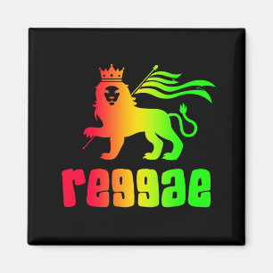 Reggae Rasta Leeuw  Magneet