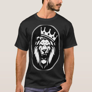 Reggae rasta leeuw met kroon Jah leeuw Juda T-shirt