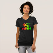 Reggae Rasta Leeuwen T-Shirt (Voorkant volledig)