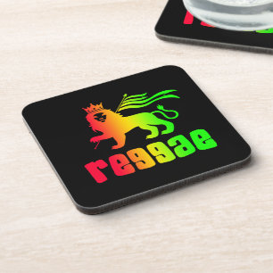 Reggae Rasta Lion Bier Onderzetter