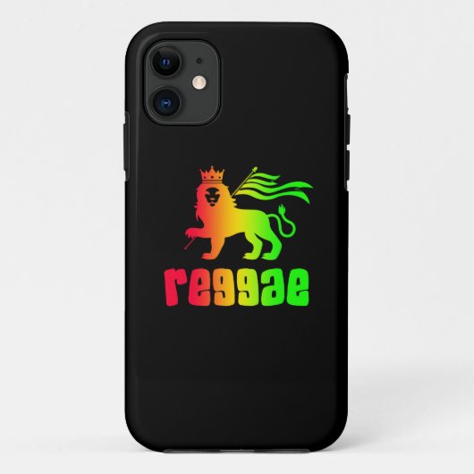Reggae Rasta Lion Case-Mate iPhone Case (Achterkant)